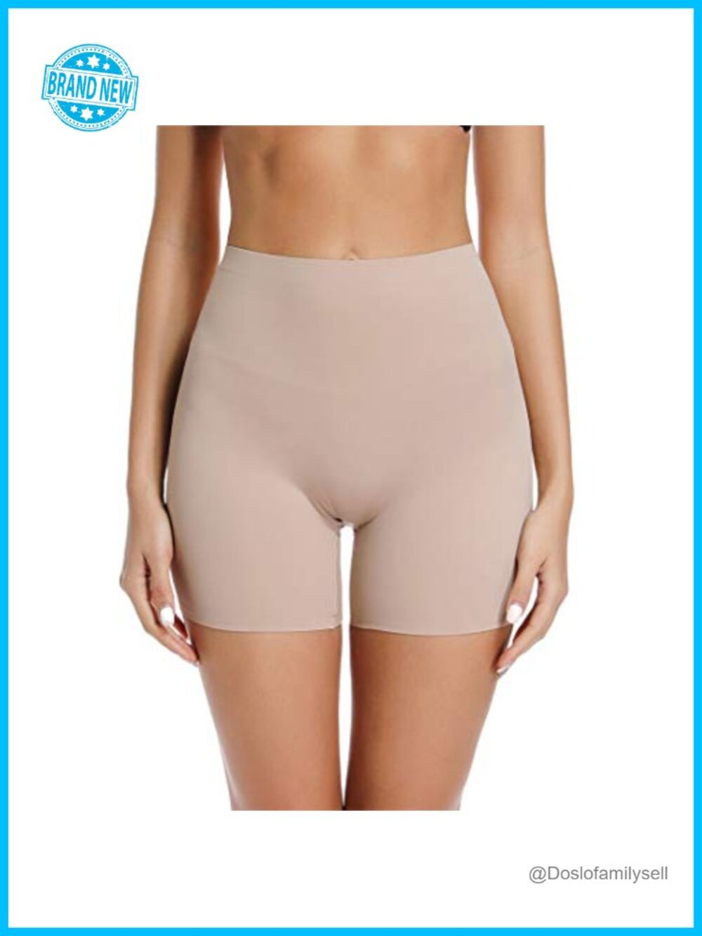 Seamless Slip Shorts Anti Chafing Boyshorts Tummy Control Shapewear
